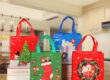 Christmas Non Woven Bags With Handle
