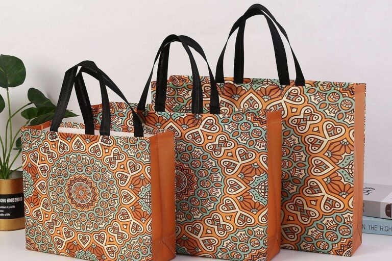 Durable Lightweight Eco Friendly Non Woven Tote Bags Reusable Gift Bags (2) Lightweight Reusable Non Woven Gift Bags