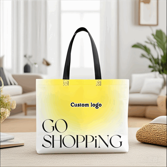 Wholesale Cheap Non Woven Fabric Tote Bags Recyclable Shopping Bag Supplier (5) Non Woven Tote Bag With Custom Logo
