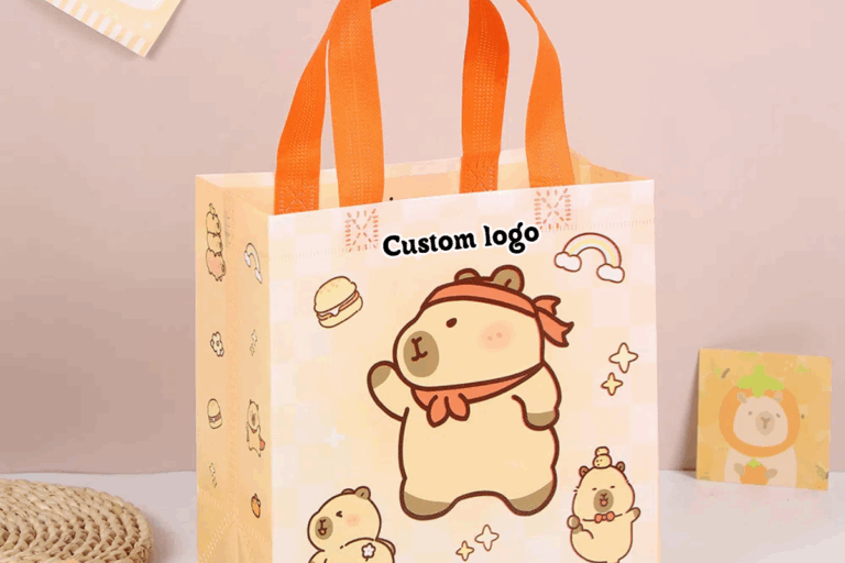 Wholesale Cheap Non Woven Fabric Tote Bags Recyclable Shopping Bag Supplier (6) Non Woven Tote Bag With Custom Logo