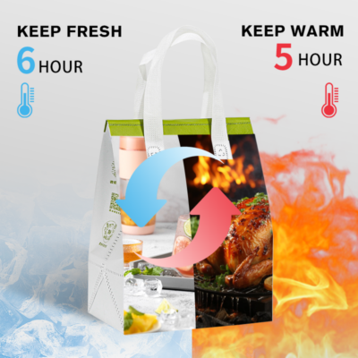 non-woven insulated takeaway food bag