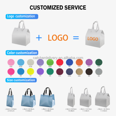 non-woven insulated takeaway food bag