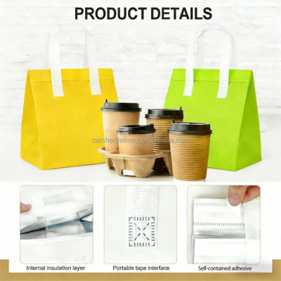 non-woven insulated takeaway food bag