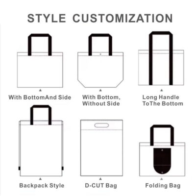 non-woven shopping bag for cafe branding