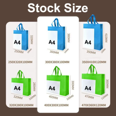 non woven shopping bags custom logo