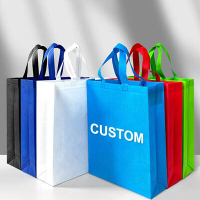 non woven shopping bags custom logo