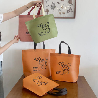 Eco-friendly recyclable non-woven tote bag