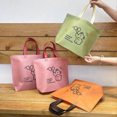 Eco-friendly recyclable non-woven tote bag