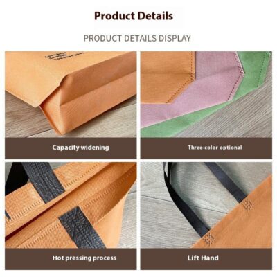 Eco-friendly recyclable non-woven tote bag